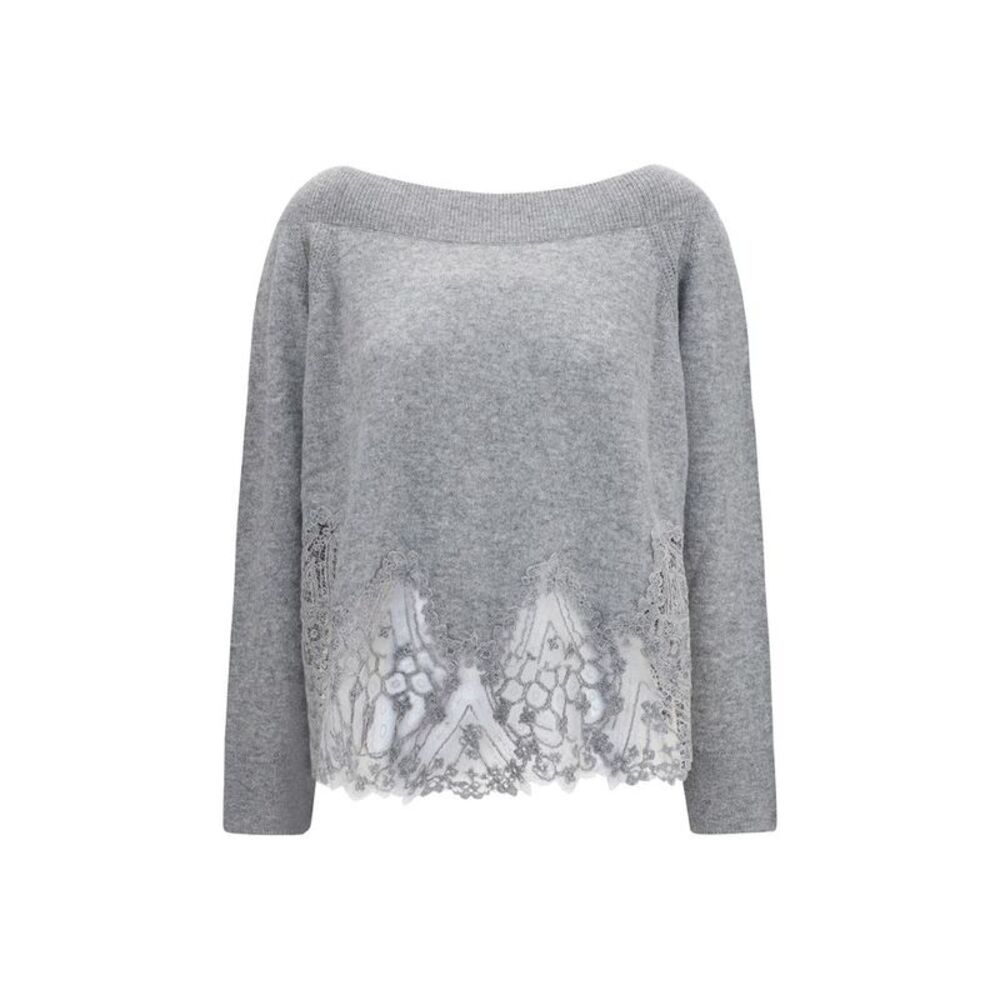Ermanno Scervino Gray Cashmere Women's Sweater